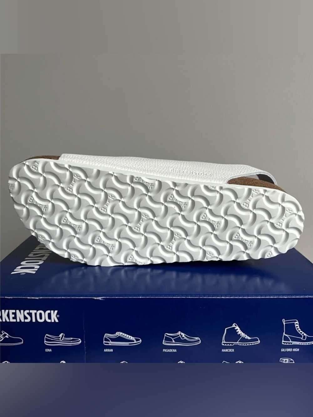 Birkenstock 🔥 Milano White Leather Sandals Men’s Size 11 EU 44 NEW - Picture 9 of 9